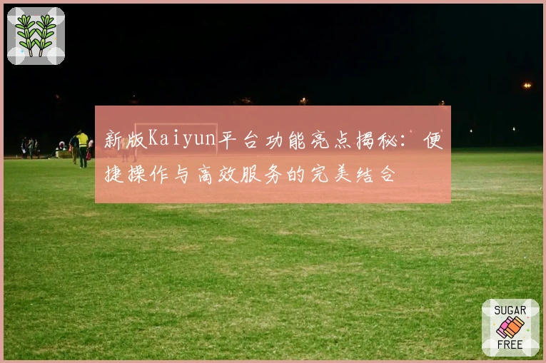 新版Kaiyun平台功能亮点揭秘：便捷操作与高效服务的完美结合